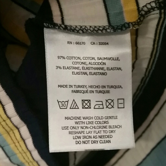 Anthropologie Postmark Striped Ribbed Top Small - Picture 6 of 7